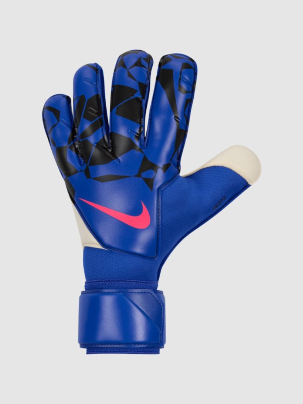 Nike Goalkeeper Soccer Gloves Grip3 Attack Racer Blue Pink Blast Size 8